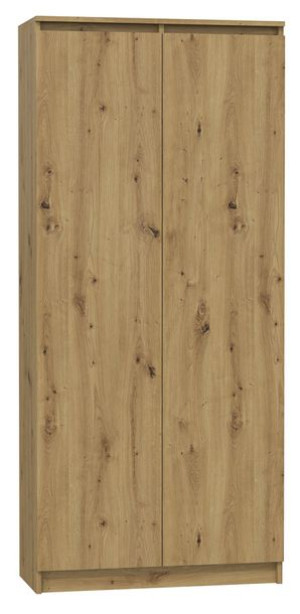 Minimalistyczny regał zamykany dąb artisan - Altar
