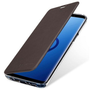 Stilgut Berlin Book | Etui do Galaxy S9 - BROWN