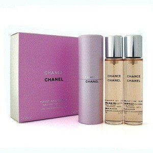 Chanel Chance Twist and Spray 3x20ml woda toaletowa ozdobne opakowanie + wk