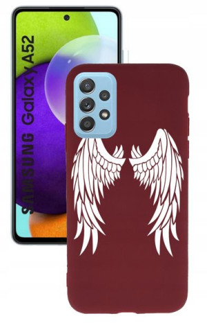 Etui matt BORDO Matt Case do Samsung A52 WZORY
