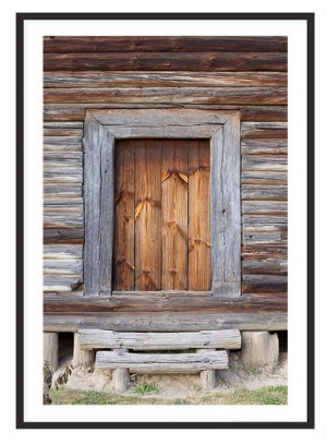OBRAZ PLAKAT W RAMIE 33x43 cm Serce poz P2230