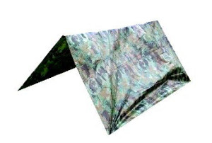Plandeka 193x300cm Zadaszenie namiotowe woodland tarp