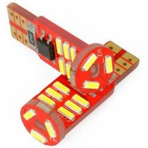 Żarówka samochodowa LED W5W T10 15 SMD 4014 CANBUS