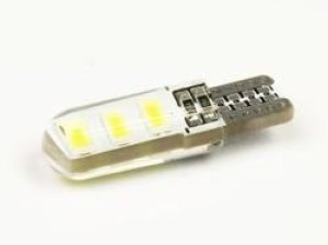 Żarówka samochodowa LED W5W T10 6 SMD 5630 CANBUS Silikon