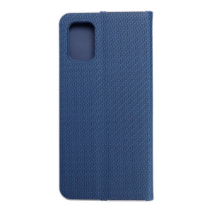 Kabura Forcell LUNA Book Carbon do SAMSUNG Galaxy A71 niebieski