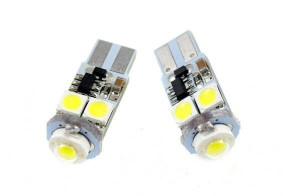 Żarówka samochodowa LED W5W T10 HIGH POWER 4 SMD 5050 CANBUS