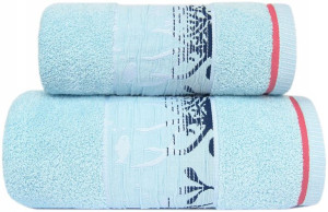 Ręcznik Kriti 70x130 bawełna Greno aqua
