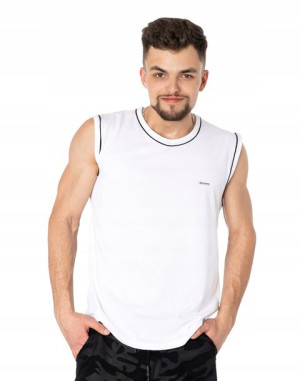 Koszulka Męska Bez Rękawów Tank Top Slim 891-8 r L
