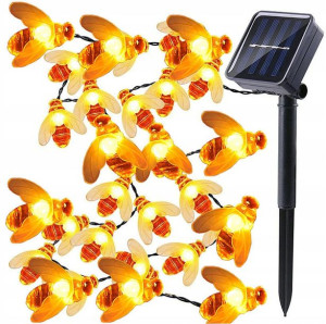 Girlanda solarna Świecące Lampki Led PSZCZÓŁKI