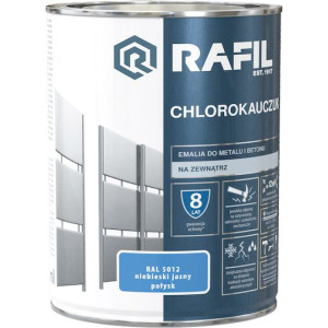 RAFIL Farba Do Metalu Betonu 5012 Niebieski 0,9L