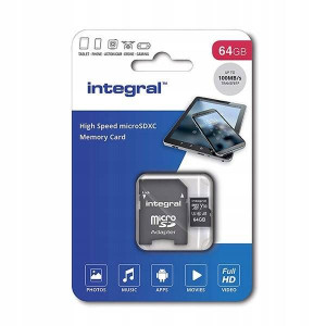 Karta Pamięci Integral 64gb Class 10 Micro Sdxc