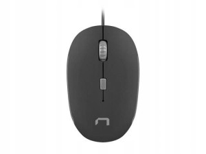 Mysz Natec Sparrow 1200dpi Czarno-szara Optyczna