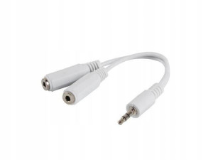 Kabel Minijack 3,5 3-p M>2x Minijack 3,5 3-p f