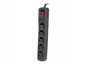 Listwa Zasilająca Armac Arc5 5m 5x 230v Pl Czarna
