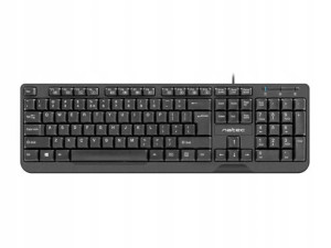 Klawiatura Natec Trout Slim Black Przewodowa Us