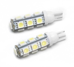 Żarówka samochodowa LED W5W T10 13 SMD 5050