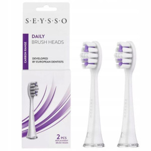 SEYSSO Carbon DAILY White końcówki 2szt.