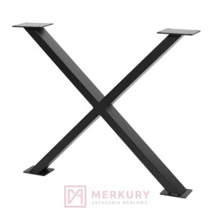 Metalowe nogi do stołu 71x82 cm X profil 80x40