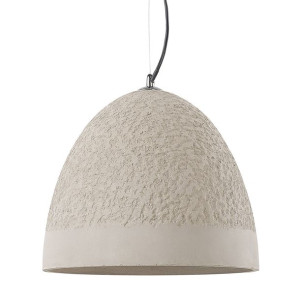 Lampa wisząca betonowa szara GLAN