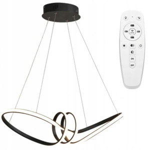 Lampa Sufitowa Wisząca Ring Nowoczesna Led + Pilot