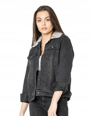 Kurtka Katana Jeans Ocieplana z Kożuchem 2011-1 S