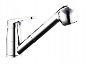 Bateria Zlewozmywakowa Stojąca Chrom Diamond Kreta