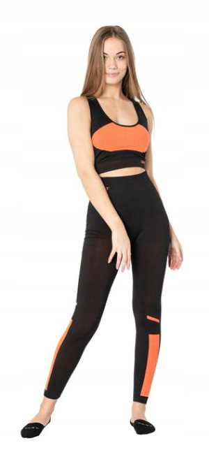 Komplet Sportowy Dres Koszulka Legginsy 9090-3 S/M