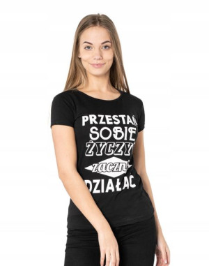Koszulka Tshirt Bluzka Damska Podkoszulek 556-2 L
