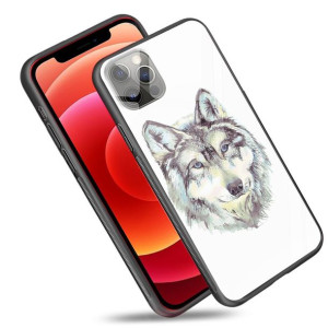 Etui nadruk Wilk Iphone 12/12 PRO +SZKŁO