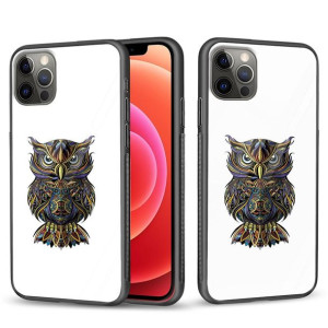 Etui nadruk Sowa Iphone 12/12 PRO +SZKŁO