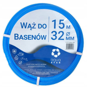 Wąż Węże do Pompy Odkurzacza Basenu 32mm 15m 1636