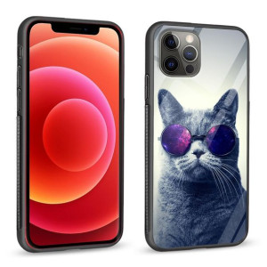 Etui nadruk Kot Iphone 12/12 PRO +SZKŁO