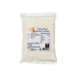 Tapioka Drobna Perła "Tapioca Pearl" 400g Real Thai