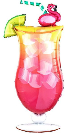 Balon Foliowy Drink Flaming 43x96cm