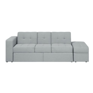 Sofa rozkładana jasnoszara FALSTER