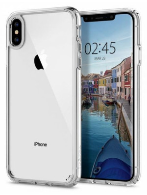 Spigen Ultra Hybrid | Etui do iPhone XS Max - CLEAR