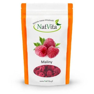 Maliny liofilizowane 60g NatVita