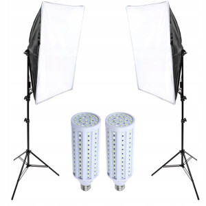 ZESTAW LAMP fotograficznych SOFTBOX 50x70 statywy