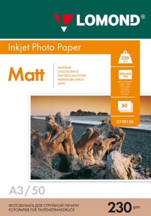 Loomond Papier Fotograficzny A3 Matowy 230g 50 Ark