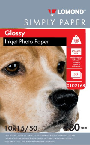 Papier Fotograficzny Lomond 10x15 Błysk 180g 50szt