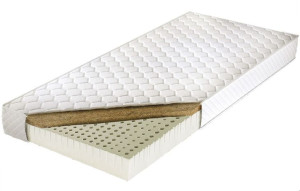 Materac lateksowy Zeus 80x200 Kokos Koło b. TWARDY