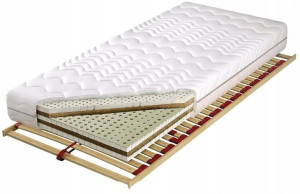 Materac lateksowy Tahiti 100x200 Koło TWARDY LATEX