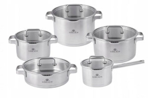 Gerlach Prestige Plus Garnki 10el Indukcja