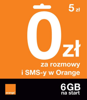 Karta Sim Orange YES 5PLN