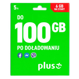 Starter PLUS Elastyczny/Internet 5PLN/6GB