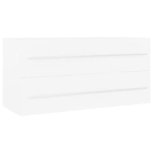 Szafka pod umywalkę, biała, 100 x 38,5 x 48 cm, pyta wiórowa