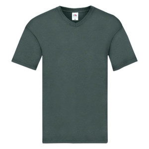 Koszulka męska Original V-neck Fruit of the Loom Light Graphite XL