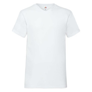 Koszulka męska Valueweight V-Neck Fruit of the Loom Biały XXL