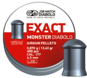 Śrut Diabolo JSB EXACT MONSTER 4,52 mm 400 szt