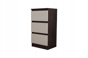 Komoda ALANA Sonoma, 3 szuflady, minimalistyczna